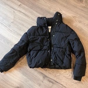 Zara waterproof cropped puffer S